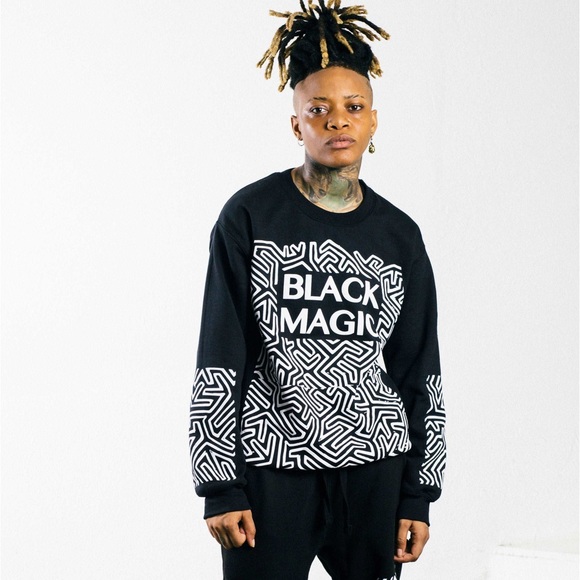 NWOT Stuzo Black Magic Crewneck - Picture 1 of 12